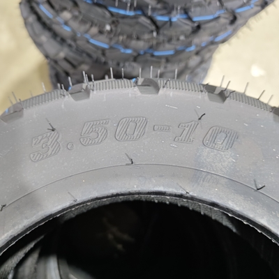 6pr/8pr Noir 3.50-10 pneu de moto avec une marque ISO9001 CCC DOT E-MARK dans votre budget