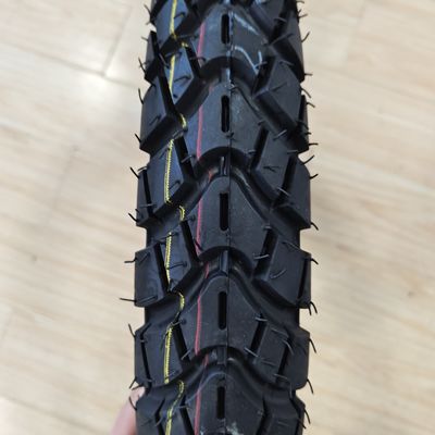 Nature caoutchouc acier roues de nylon de moto 2.75 17 pneus de caoutchouc pneus de moto