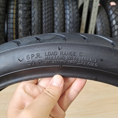 Pneus de moto 80/90-17 Pneus de tube TL Pneus OEM acceptable