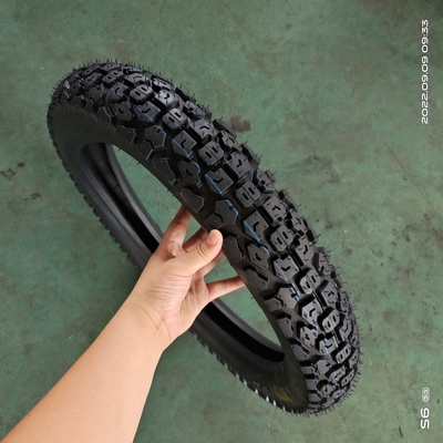 Pneus sans tube de moto noir TT Pneus 3,50-18 du marché de Qingdao