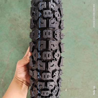 Pneus sans tube de moto noir TT Pneus 3,50-18 du marché de Qingdao
