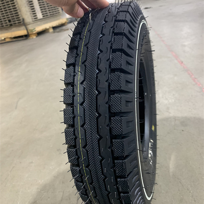 Marché égyptien 4.00-8 Pneus de moto avec cartouche et teneur en caoutchouc de 35% à 55%