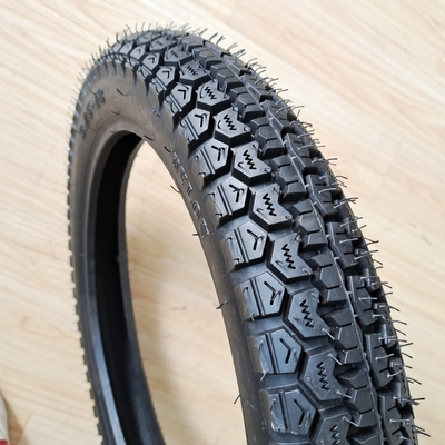 3.25-18 Pneus de moto noir sans tube avec matière première Nature caoutchouc acier nylon