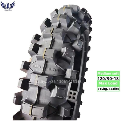 Vitesse de course tout-terrain Pneus doux 120/90-18 120/90/18 120/90 R18 avec vitesse de 150 km/h