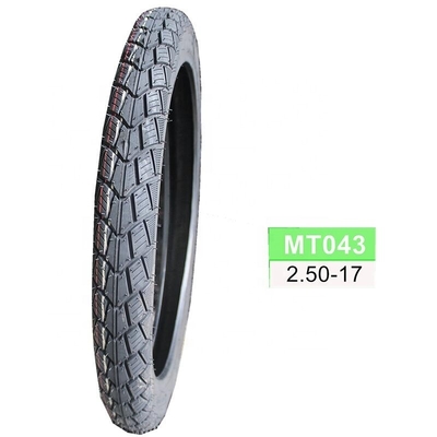6PR/8PR pneumatique sans tube pour motocycle 250x17 250 17 250-17 avec 35% à 55% de caoutchouc