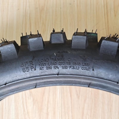 Matériau en nylon de caoutchouc naturel en acier 17" 18" 19" 21" pouces pneu de moto pour le motocross