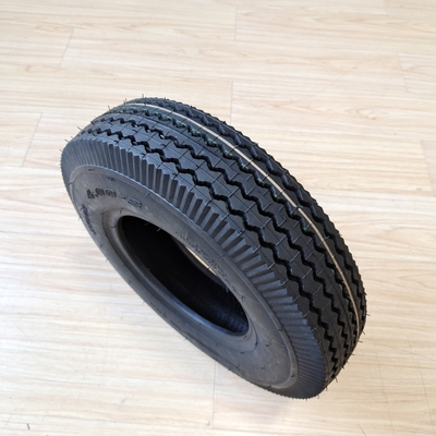 Noir 4.00-8 Bajaj pneu à trois roues pour moto Fabriqué en caoutchouc naturel acier nylon