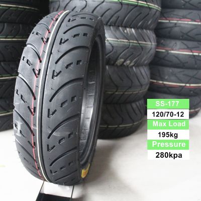 12 pouces 13 pouces pneu de tricycle 120/70/12 120/80/12 120/90/12 130/70/12 pour le port de Qingdao