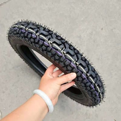 2.75-14 Pneus de moto avec 35% à 55% de caoutchouc et boîtier de pneus fabriqués