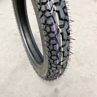 2.75-14 Pneus de moto avec 35% à 55% de caoutchouc et boîtier de pneus fabriqués