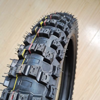 Pneus de motocyclettes en nylon sans tube 80/100-19 destinés au marché africain et destinés au remplacement/réparation