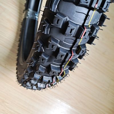 Pneus de motocyclettes en nylon sans tube 80/100-19 destinés au marché africain et destinés au remplacement/réparation