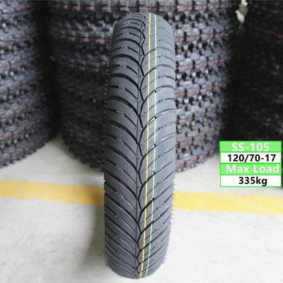 120/70-12 120/70/12 120 70 12 Pneus de moto de course à moteur avec une teneur en caoutchouc de 35% à 45%