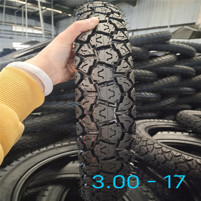3.00-17 Super Run pneus de moto avec conception de motifs profonds et boîtier de pneu durable