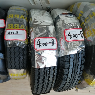 Durabilité élevée Bajaj pneus à trois roues 400-8 4.00-8 avec une capacité de charge de 3 kg