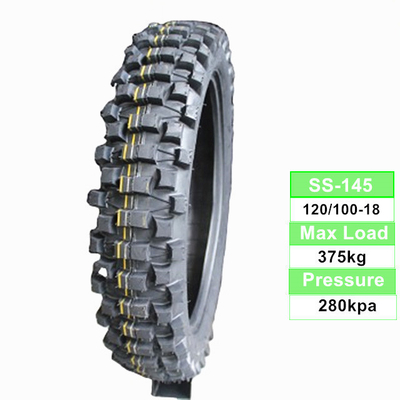 Port de Qingdao 110/100-18 120/100-18 120/90-18 Pneus de motocross pour motocyclette tout-terrain