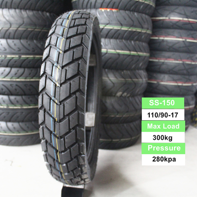 110/90-16 110/90-17 Pneus pour motocyclettes et pneumatiques sans tube Super contenant 35% à 45% de caoutchouc