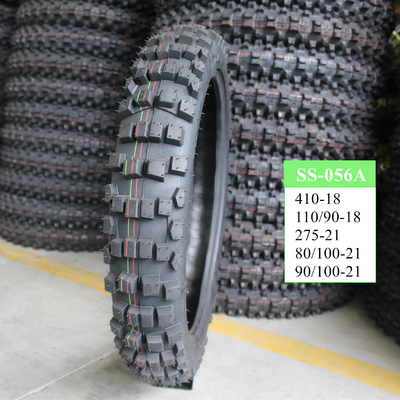 s 4.10-18 Pneus sans tube hors route pour motocycle 6PR/8PR Taux de pliage 13000PCS Charge QTY/40'HQ
