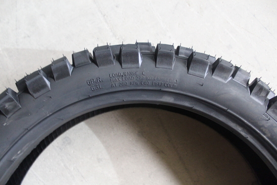 s 4.10-18 Pneus sans tube hors route pour motocycle 6PR/8PR Taux de pliage 13000PCS Charge QTY/40'HQ
