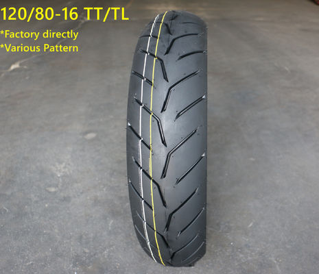 Pression d'air de 280 kPa Golden Boy pneu de moto et tube intérieur 120/80-16 pour le port de Qingdao