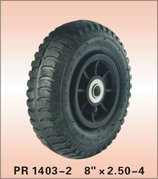 Roues de chariot de jardin pneumatique noir 3.50-8 4.00-8 pour un mouvement en douceur et facile