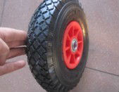 Roues de chariot de jardin pneumatique noir 3.50-8 4.00-8 pour un mouvement en douceur et facile