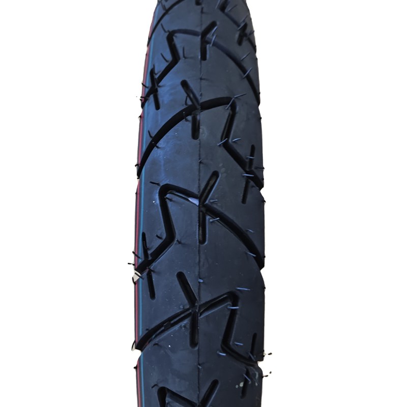 360h18 Pneus de moto avec 35% à 55% de caoutchouc et nylon en acier naturel