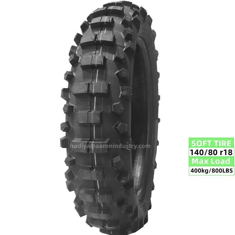 Capacité de charge élevée 140/80-18 140/80/18 140 80 18 Pneus en caoutchouc molle pour moto