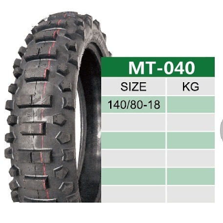140/80/18 90/100/21 Enduro pneu de moto avec composition douce et 6pr/8pr Ply Rating