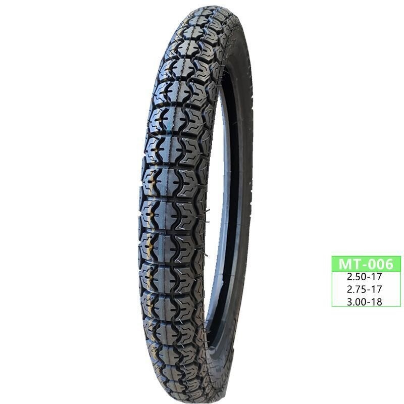 300-17 300-18 2,3/2,6 kg Contenu en caoutchouc 35%-55% Pneus de moto pour le marché sud-américain