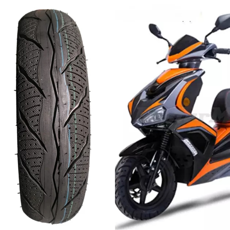 Pneus sans tube de moto de 10 pouces 3.50-10 6PR/8PR Charge QTY/40'HQ 13000PCS pour le travail lourd
